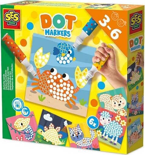 SES Bodkovacie fixky a karty s aktivitami