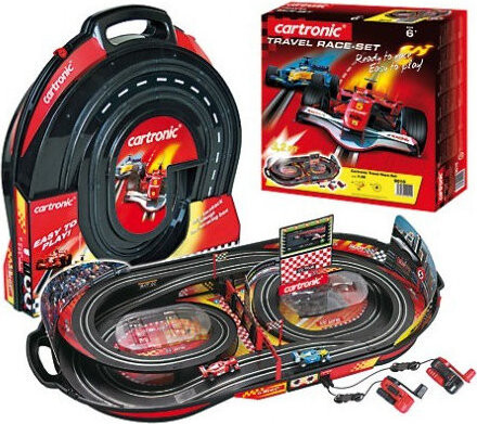 Cartronic Travel Race Set přenosná závodní dráha v kufru