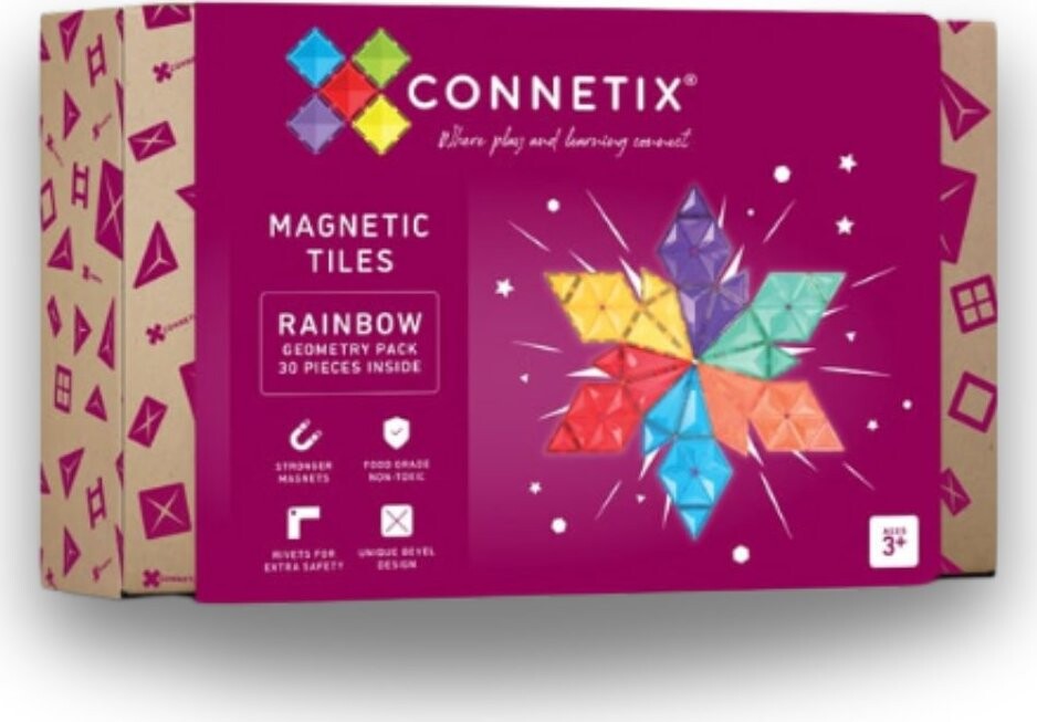 Connetix Tiles – Geometry DÚHA 30 ks