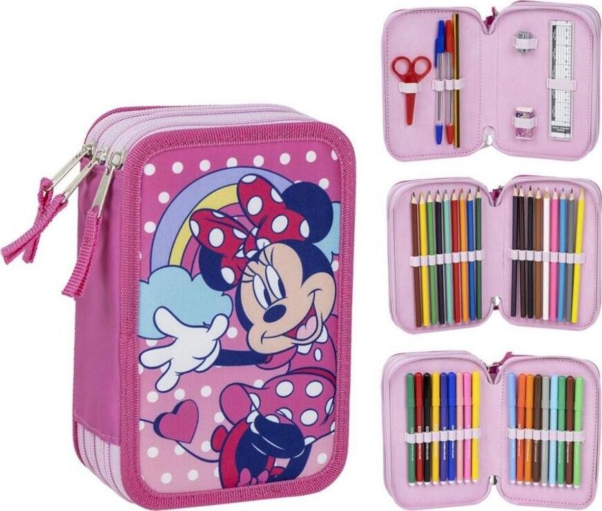 Disney: Minnie Mouse – školské trojdielne puzdro