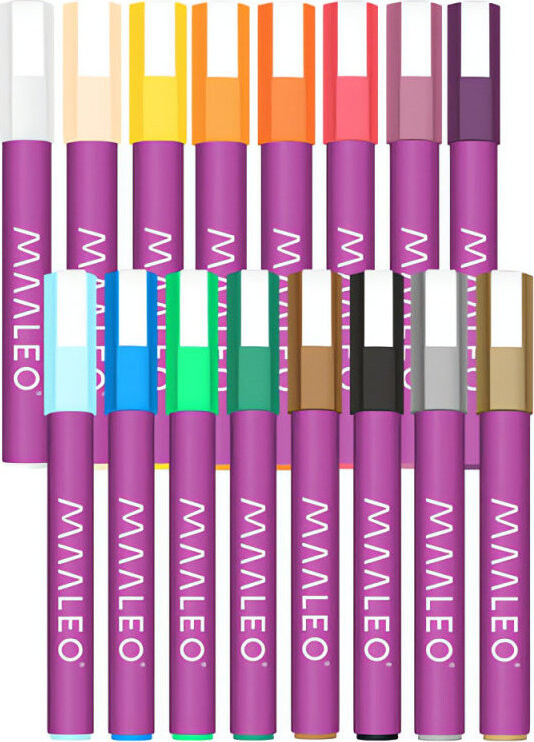 MAALEO 27051 akrylové - sada 16 barev