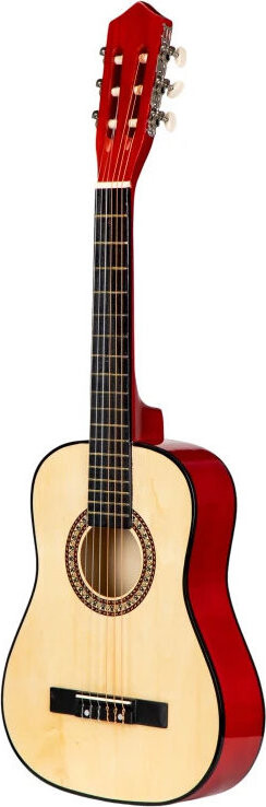 ECOTOYS HX18026 Drevená gitara pre deti 6 strún, prírodná