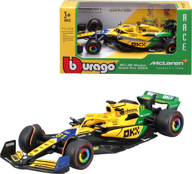 Bburago McLaren F1 Team MCL38 (2024) 1:43 #81 Piastri Senna Edition