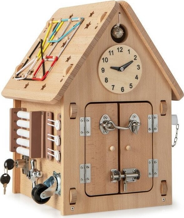 Costway Montessori Domček, prírodný