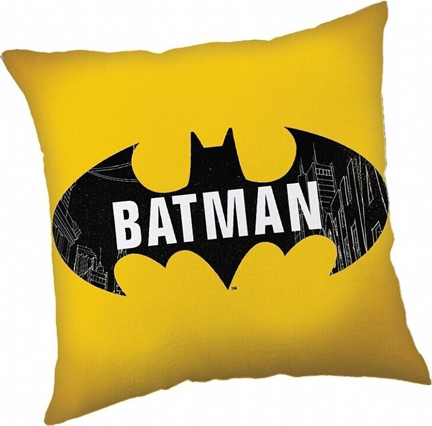 Jerry Fabrics Vankúšik Batman The Emblem 40 × 40 cm