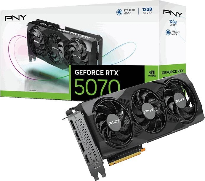 PNY GeForce RTX 5070 Triple Fan