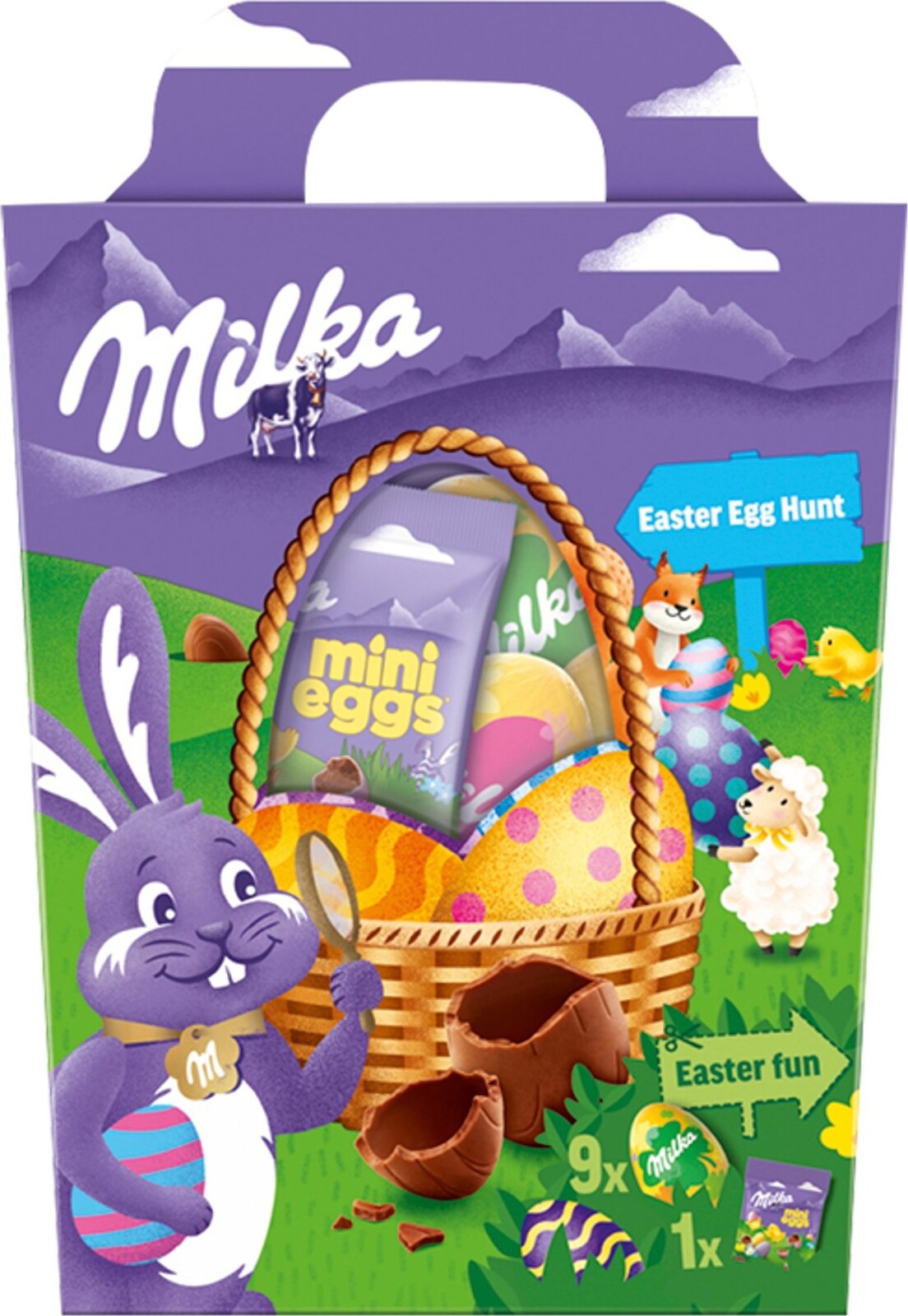 Milka Egg Hunt košíček 162 g