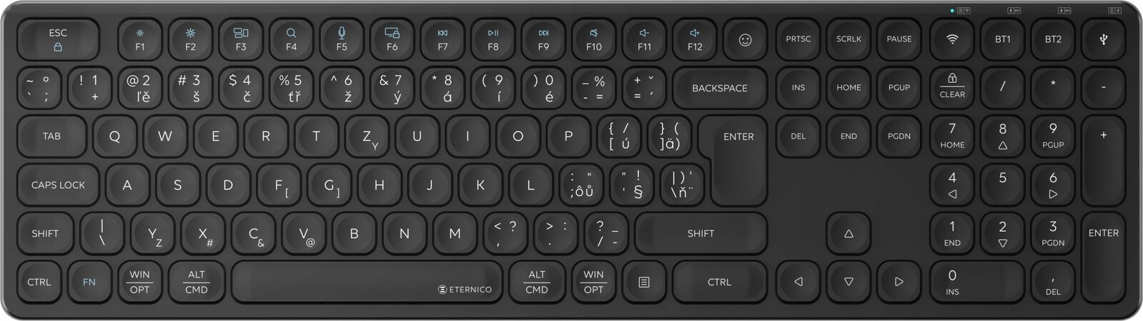 Eternico K501F Wireless čierna – CZ/SK