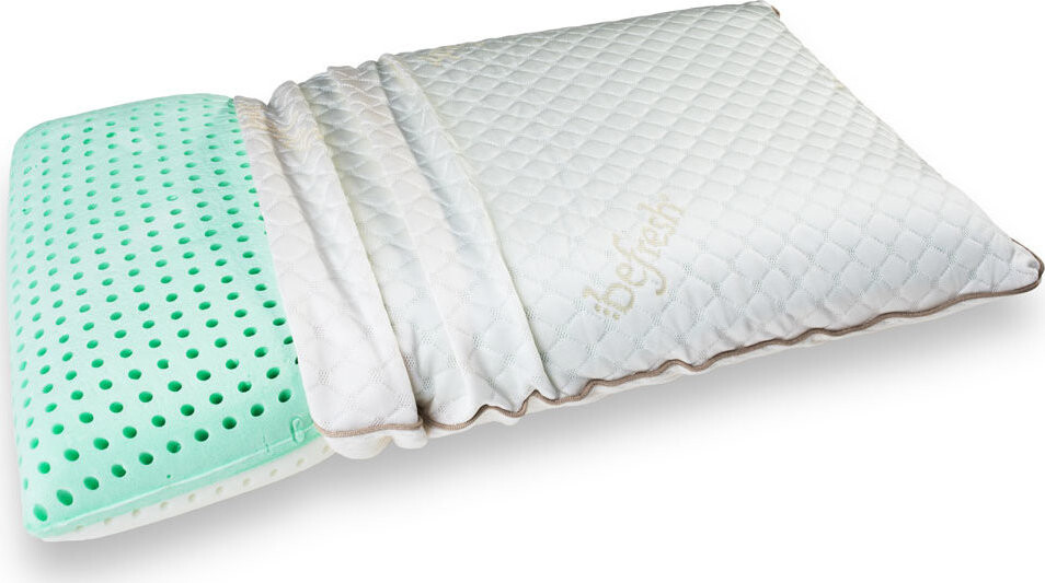 Perdormire Bio Double přírodní polštář s dvojí tuhostí, 72 × 42 cm