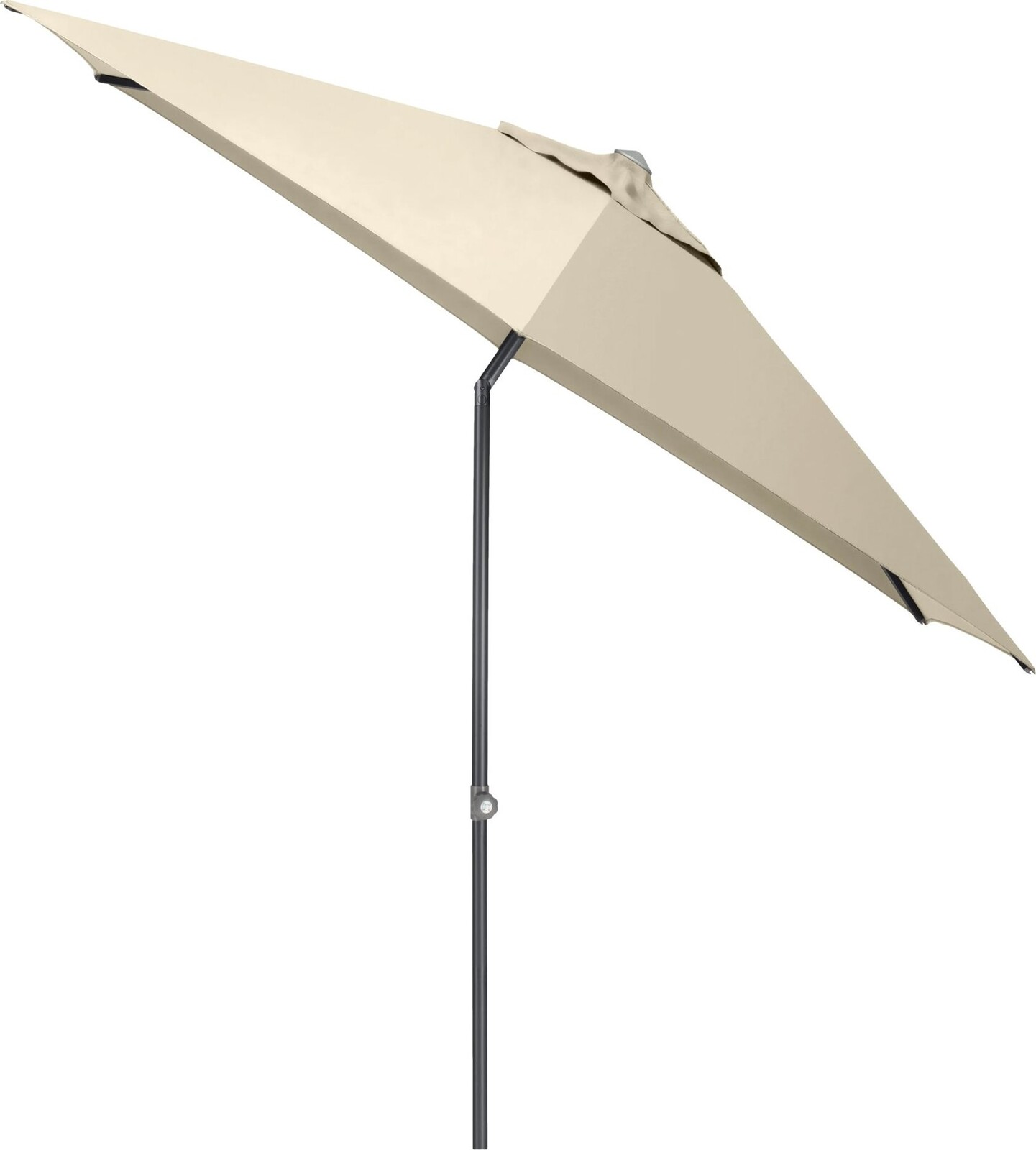 KETTLER Slnečník Easy push 300 cm, matný antracit/béžový, vodoodolný