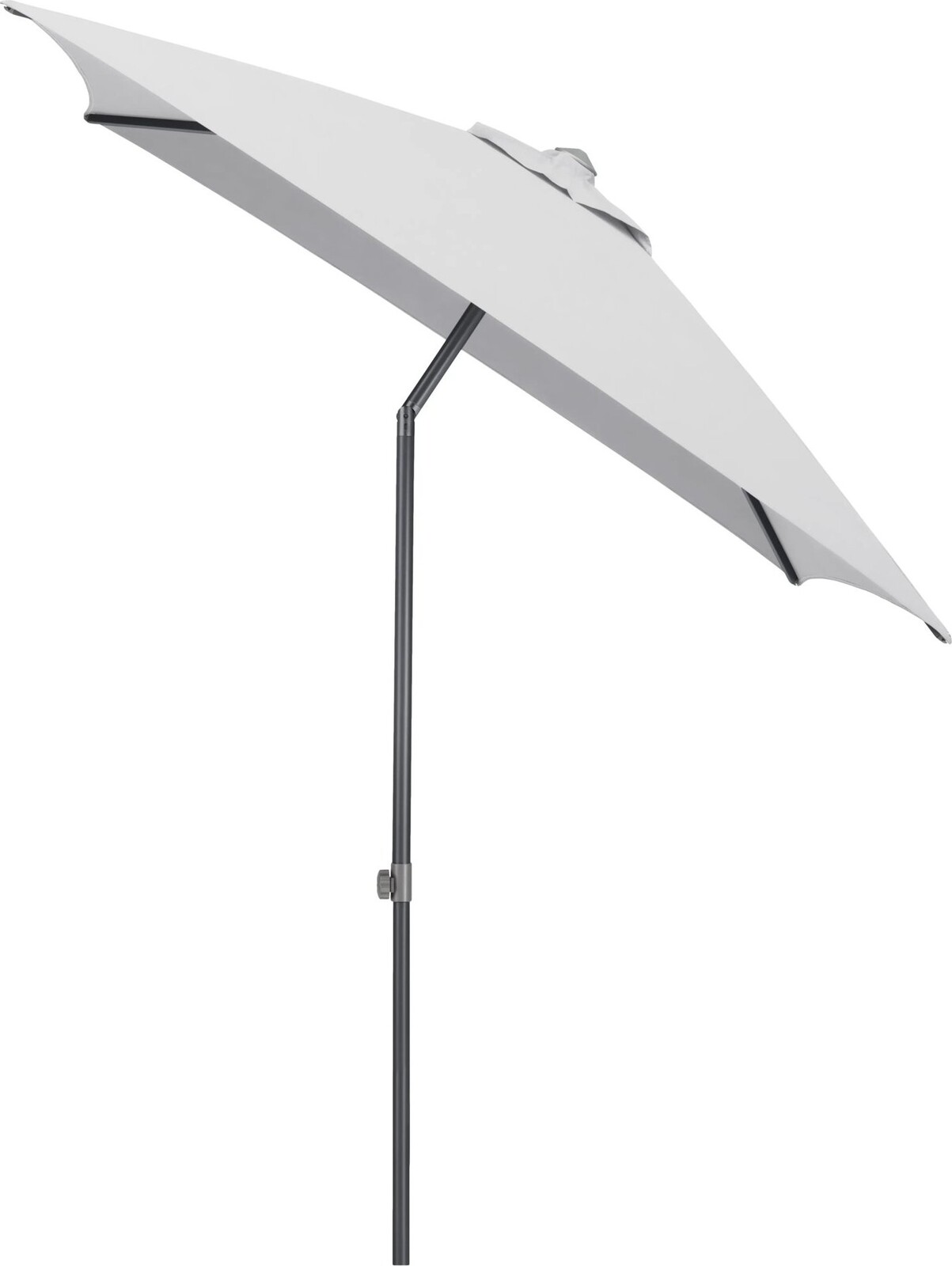 KETTLER Slnečník Easy push 200 × 200 cm, matný antracit/svetlo sivý, vodoodolný