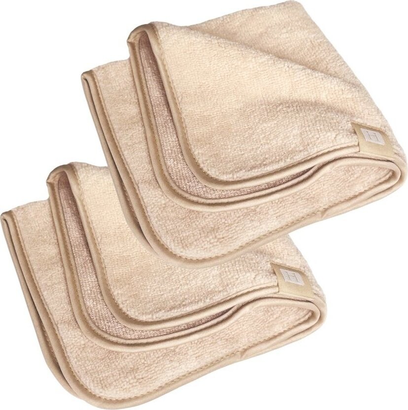 HEDDA Seiya Ručník na obličej 30 × 30 cm, béžový, 2 ks