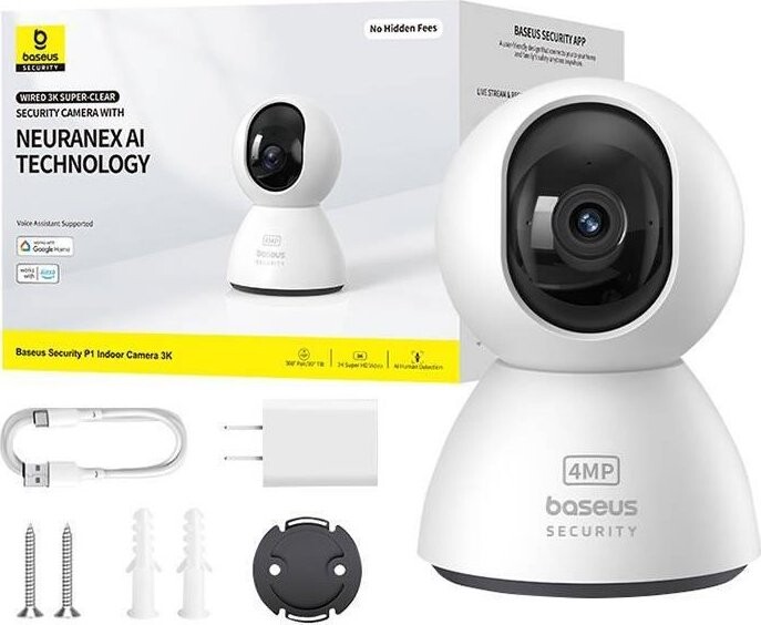 Baseus Security P1 3K bílá