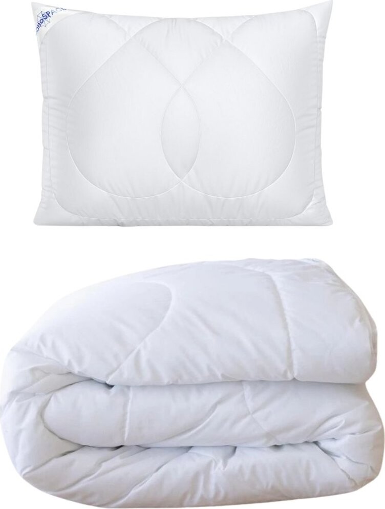 nanoSPACE Celoroční protiroztočová sada: polštář + přikrývka (70 × 90 cm, 140 × 200 cm)