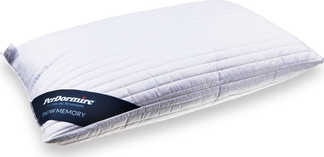 Perdormire Snow memory polštář s paměťovým efektem pro všechny polohy spánku, 72 × 42 cm
