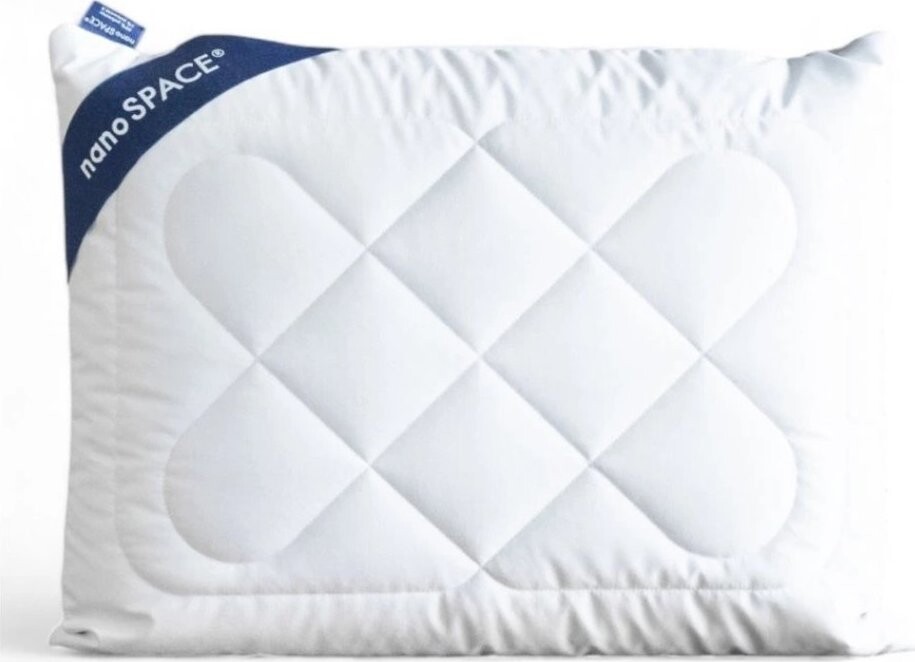 nanoSPACE Protiroztočový ortopedický polštář s paměťovou pěnou, prošitý se zipem, 45 × 60 + 12 cm