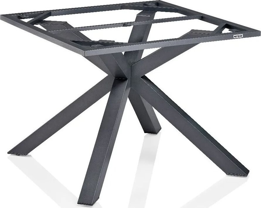 KETTLER Stolová kostra X-LEG 95 × 95 cm, antracit