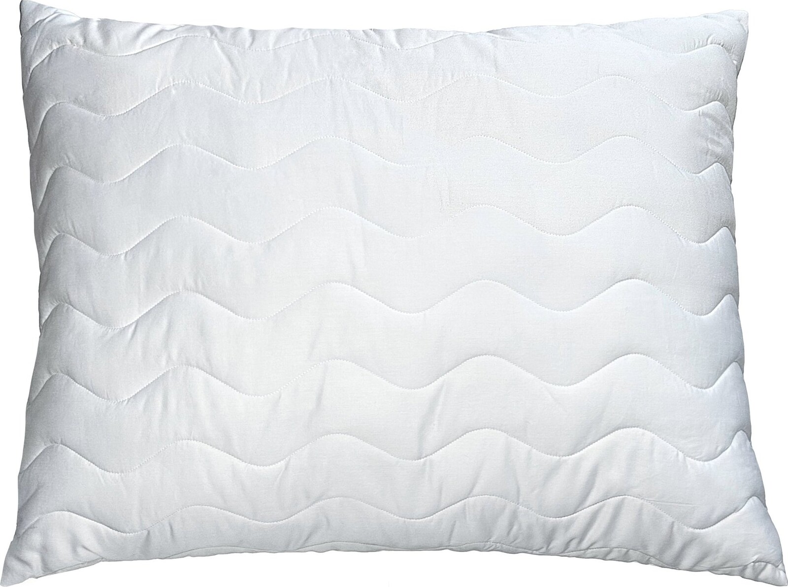 Hedda Polštář Comfort plus, bavlněný satén s vrchním povlakem, 70 × 90 cm