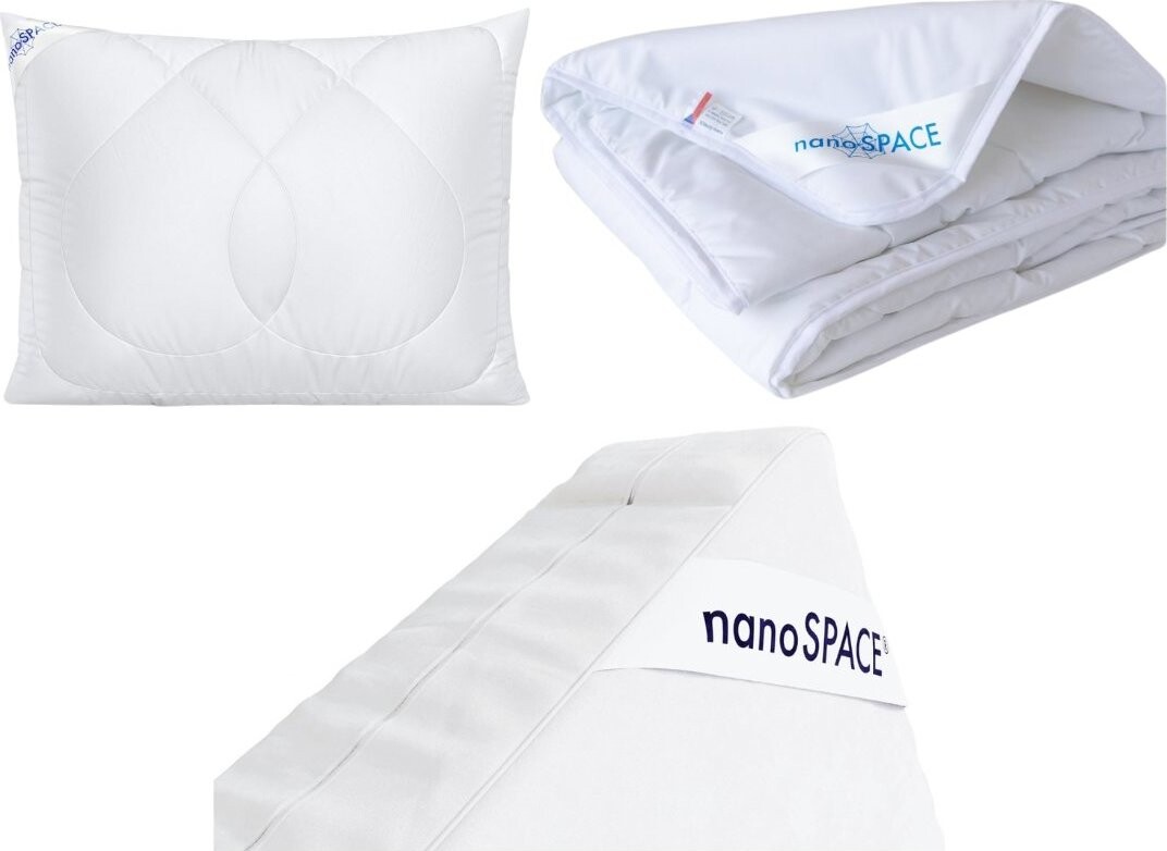nanoSPACE Letní protiroztočová sada polštář + přikrývka + povlak na matraci