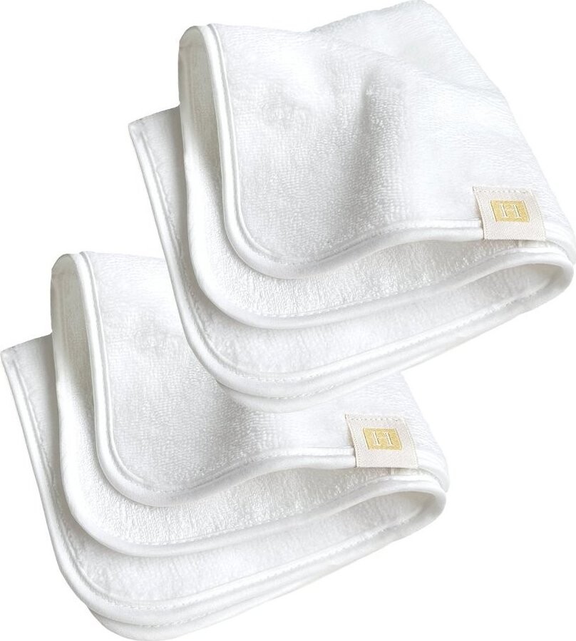 HEDDA Seiya Ručník na obličej 30 × 30 cm, bílý, 2 ks