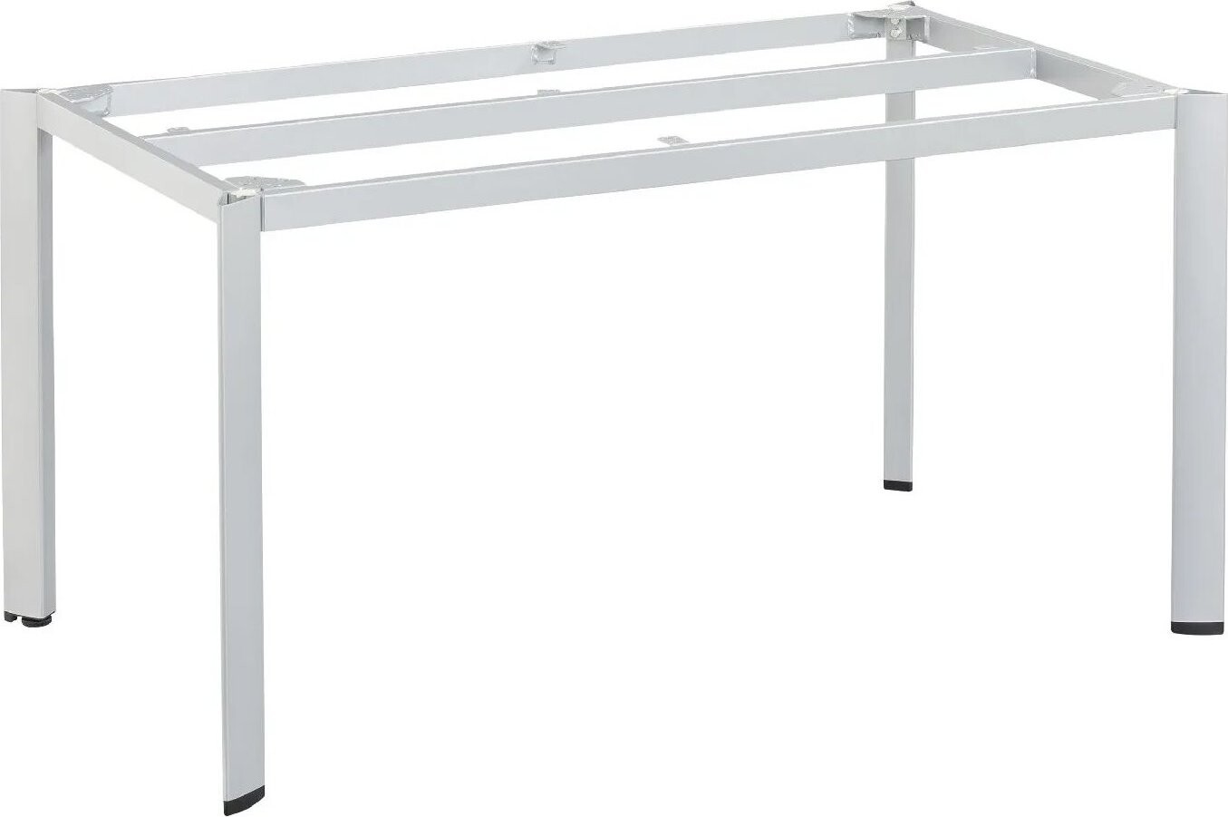KETTLER Stolová kostra EDGE 140 × 70 cm, strieborná