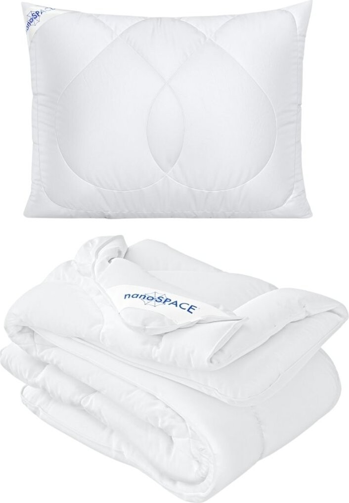 nanoSPACE Zimní protiroztočová sada: polštář + přikrývka (70 × 90 cm, 140 × 200 cm)