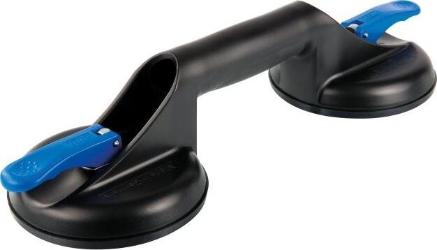 STROXX Dvojbodová prísavka na sklo, priemer 120 mm, nosnosť 50 kg