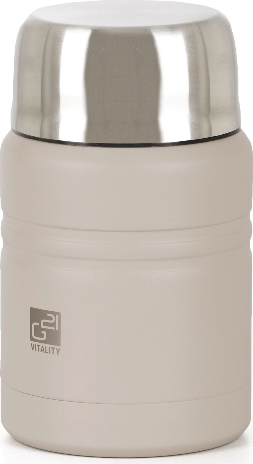 G21 Termoska na jídlo 500 ml se lžící pískově béžová