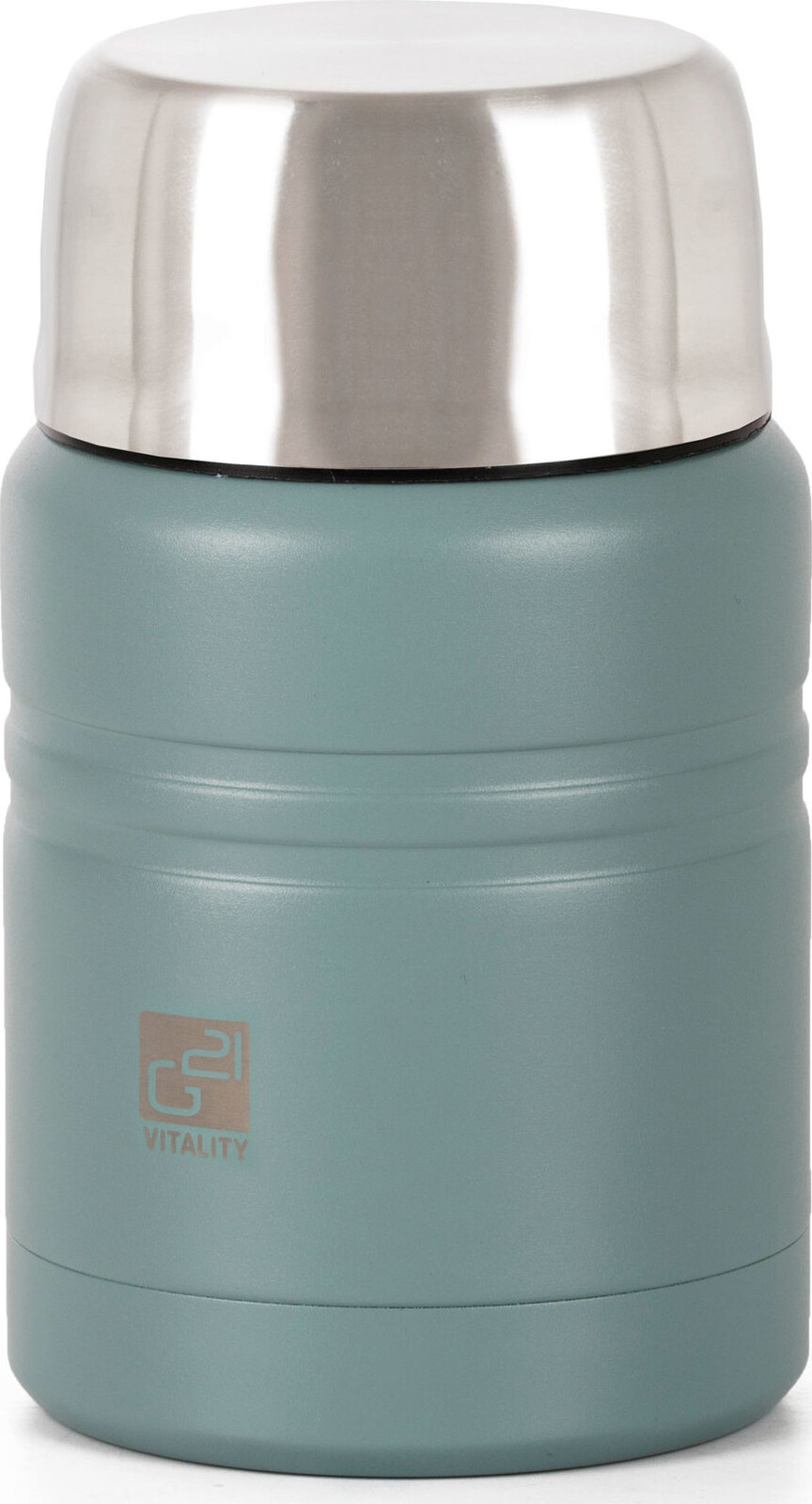 G21 Termoska na jídlo 500 ml se lžící eukalyptově zelená