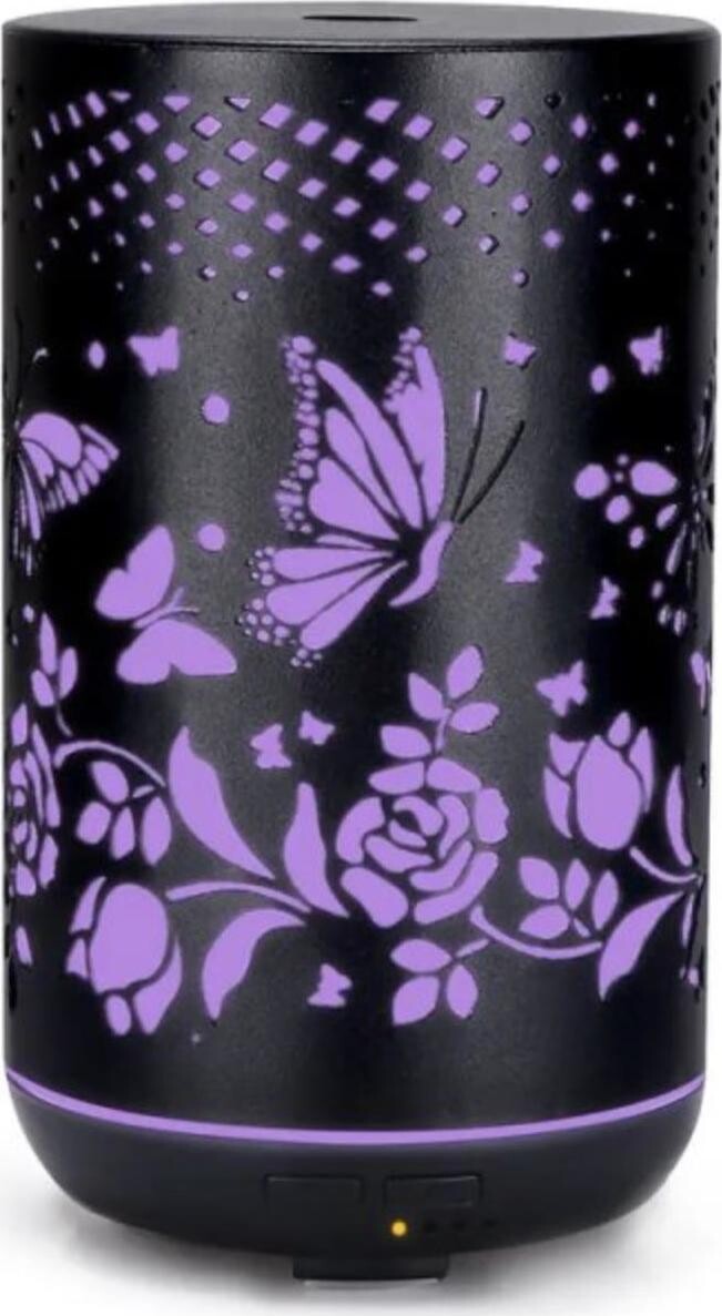 BOT aróma difuzér SDM1 motív motýlia lúka – čierny 300 ml