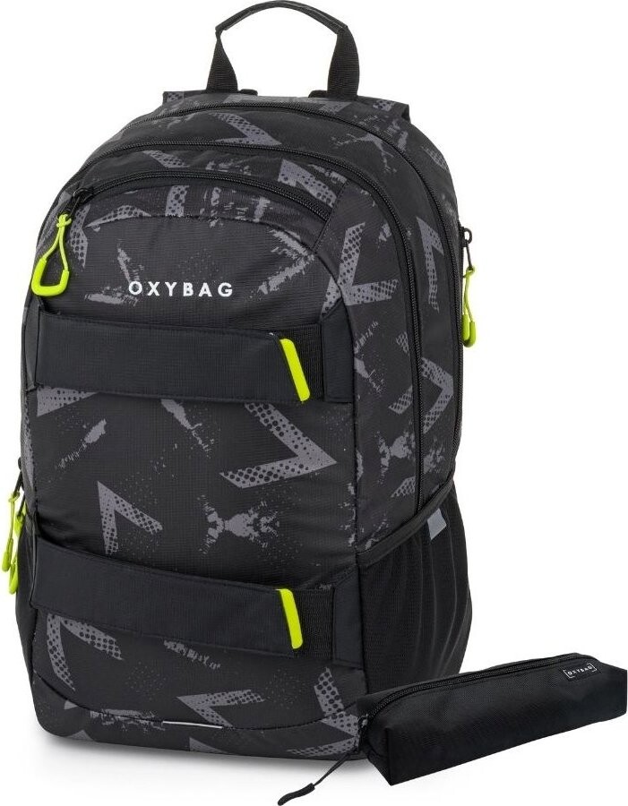 OXYBAG Študentský batoh + etui OXY SPORT Abstract