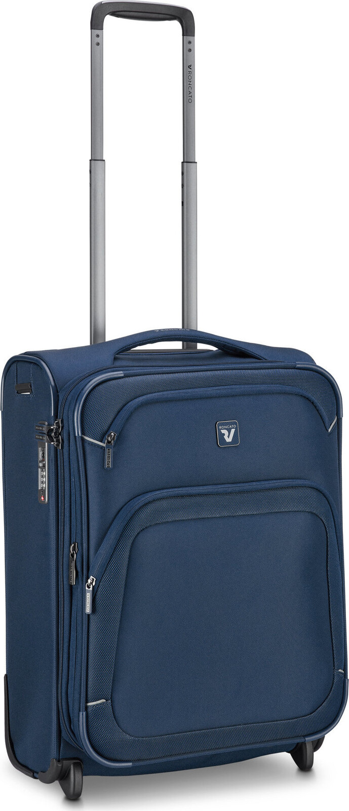 Roncato cestovní kufr GATEWAY S modrý 55 × 40 × 20 / 23 cm 2 kolečka