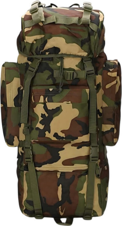 RealG RC-K-1116 Taktický vojenský turistický batoh 65 l, kamufláž