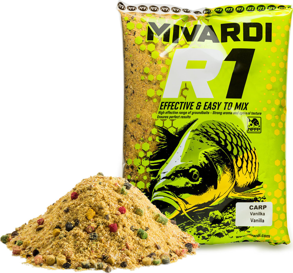 Mivardi Vnadící směs R1 CARP 1,4 kg Vanilka