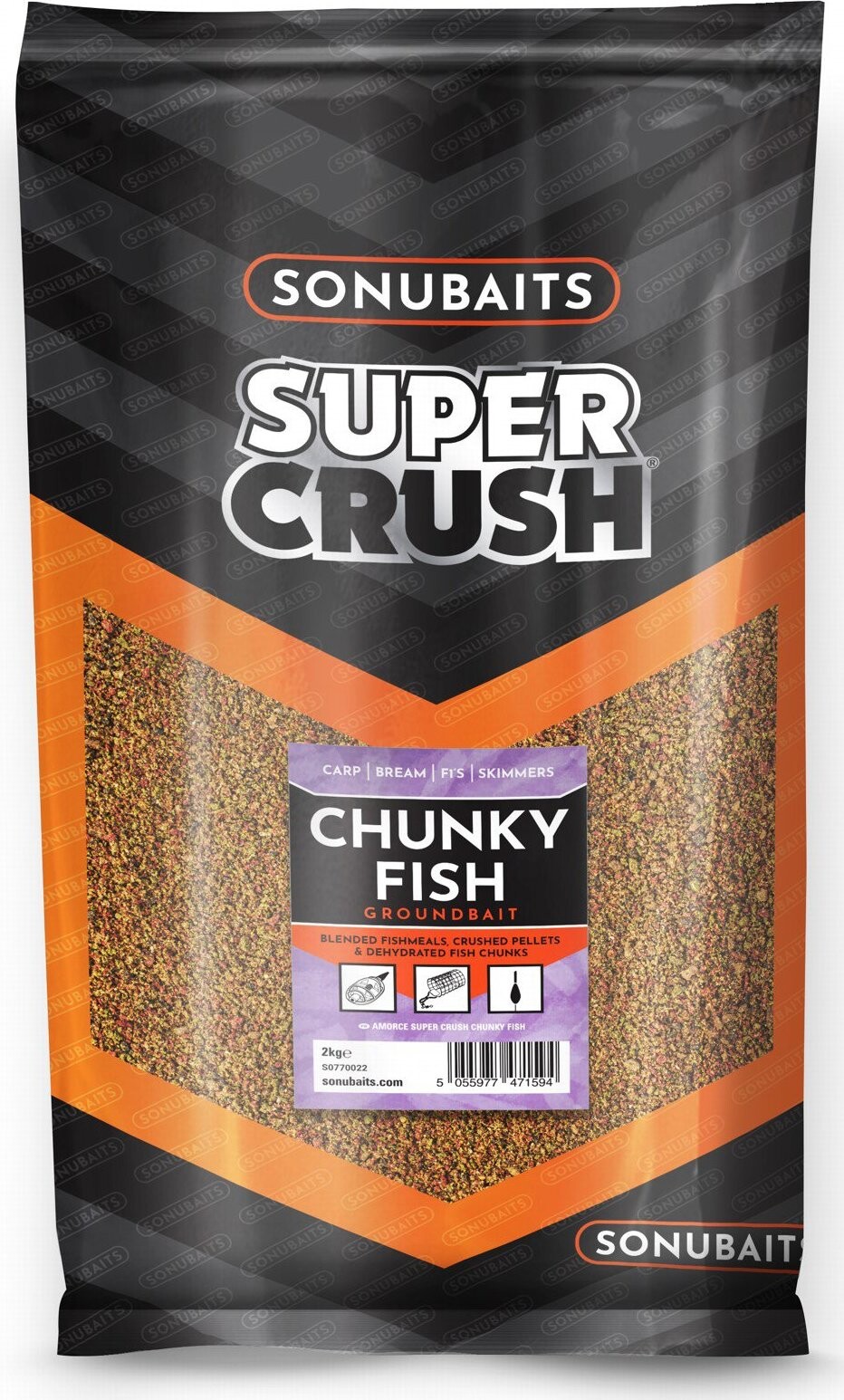 Sonubaits Vnadící směs Supercrush Chunky Fish 2 kg