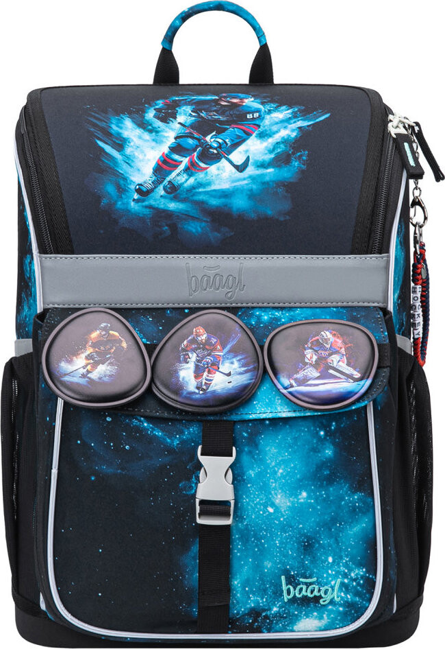BAAGL Školská aktovka Zippy Hokej