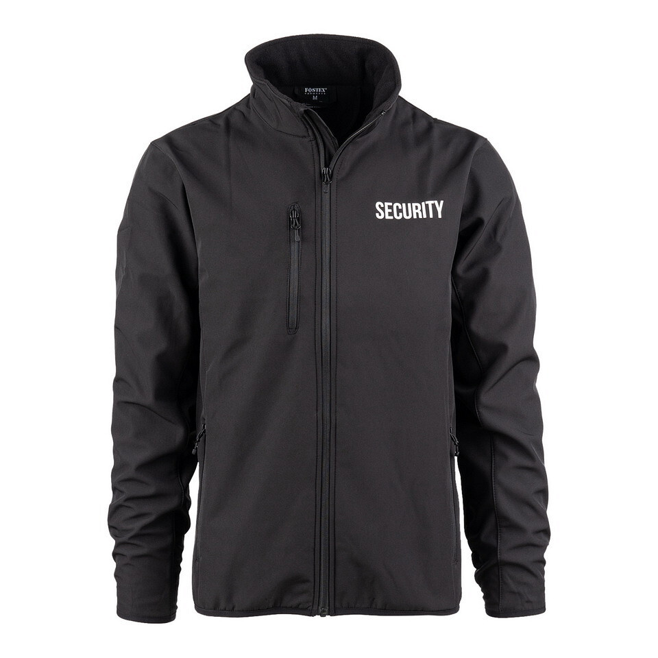 Bunda softshellová Fostex Security Softshell - čierna, L