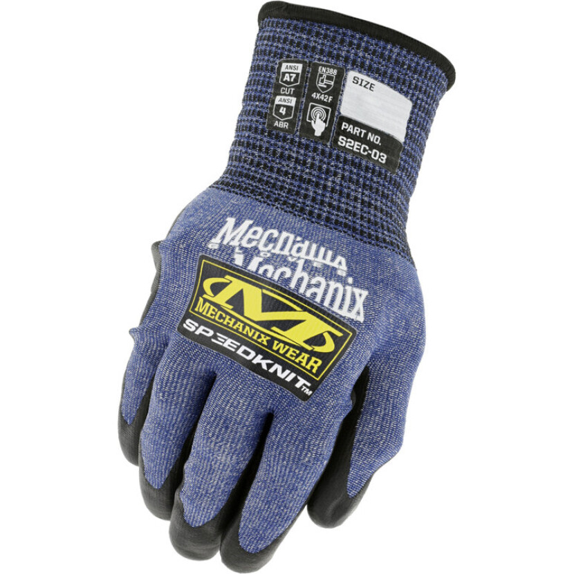 Rukavice pracovné Mechanix Wear SpeedKnit S2CC06 - modré, S