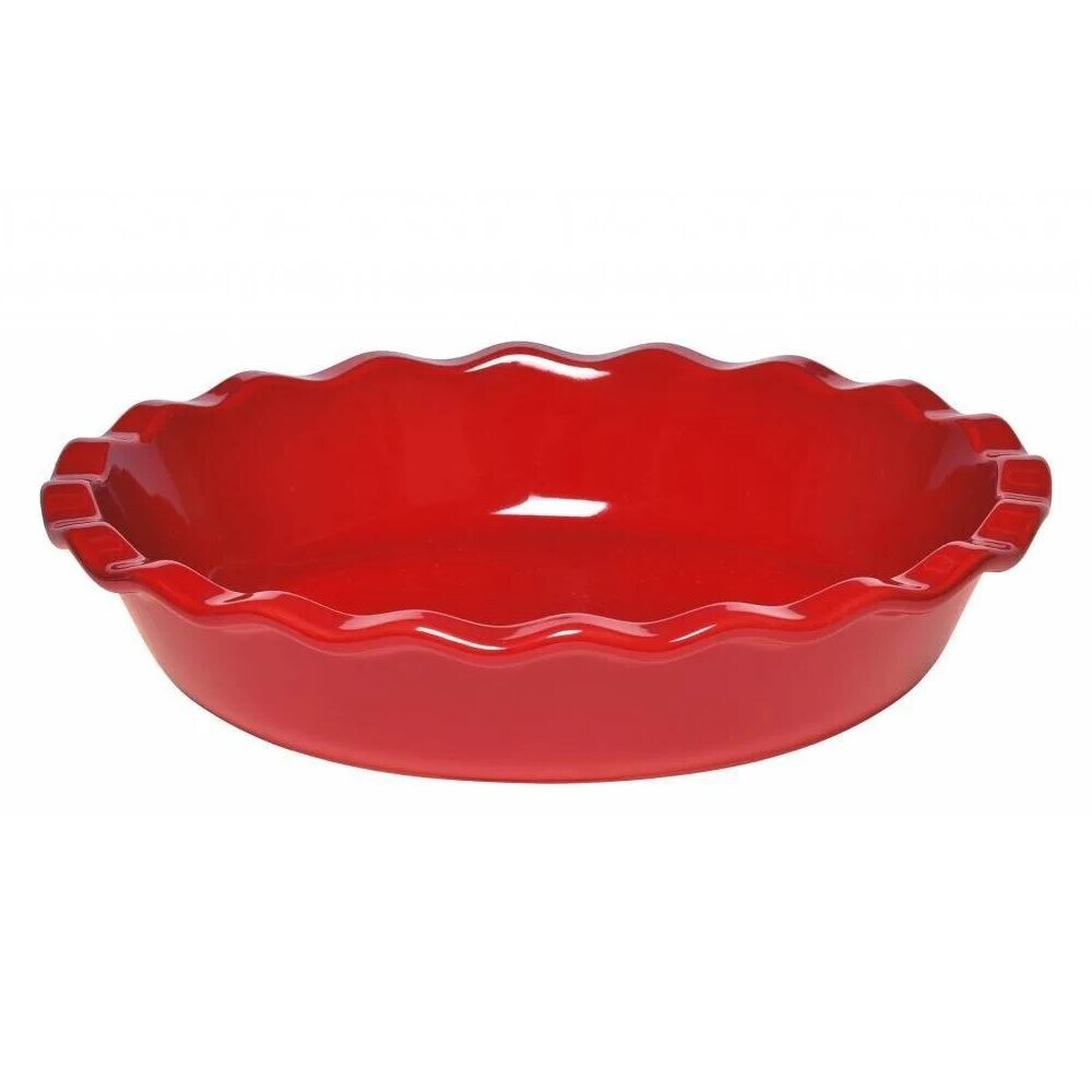 Okrúhla forma na tortu 26 cm, červená, keramika, Staub