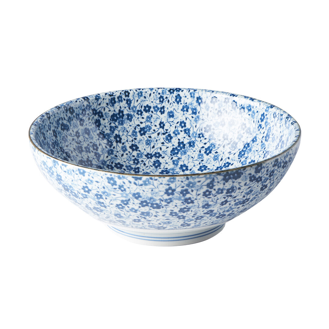 Veľká misa BLUE DAISY 21,5 cm, 1,3 l, MIJ