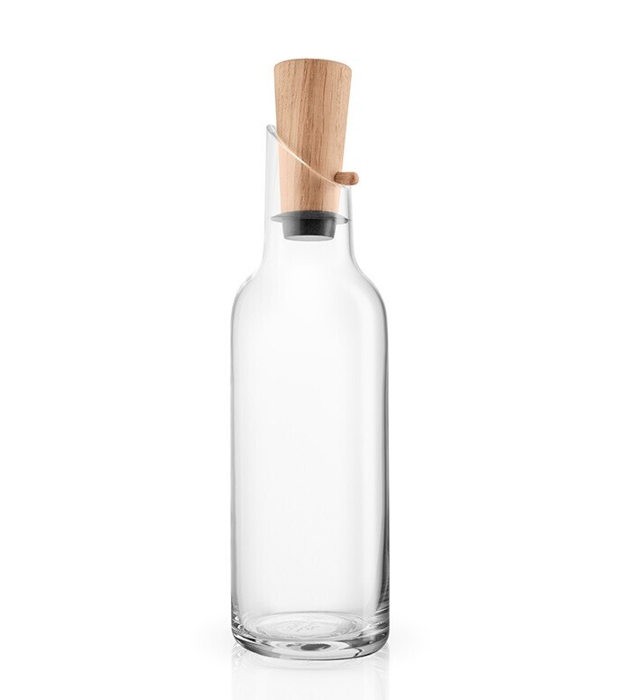 Karafa na vodu 1 l, s dreveným vekom, Eva Solo