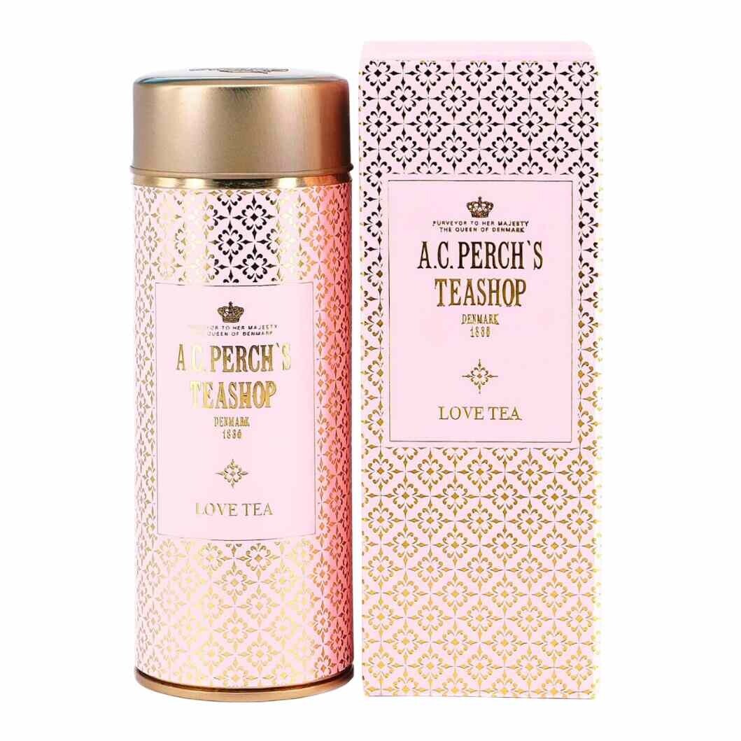 Biely čaj ICONICS LOVE TEA 50 g, plechovka, A.C. Perch's Thehandel