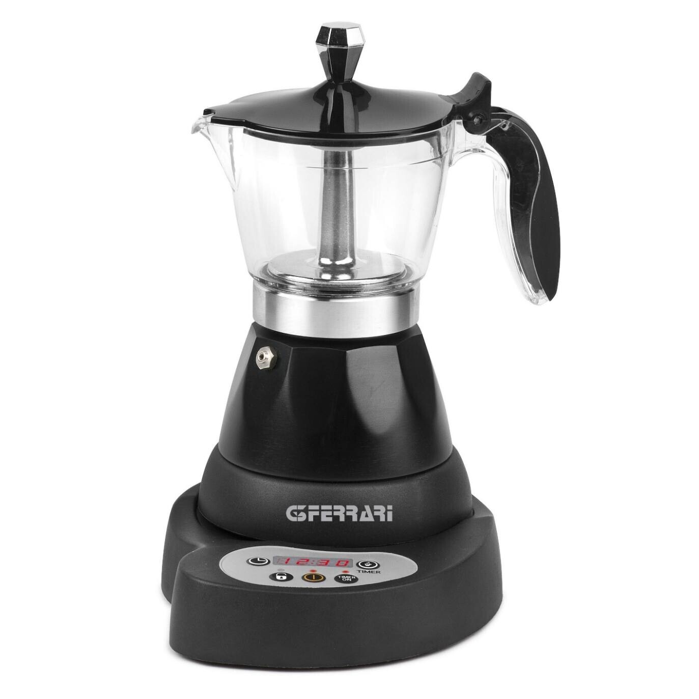 Elektrický kávovar Moka RISVEGLIO ESPRESSO, čierna, G3Ferrari