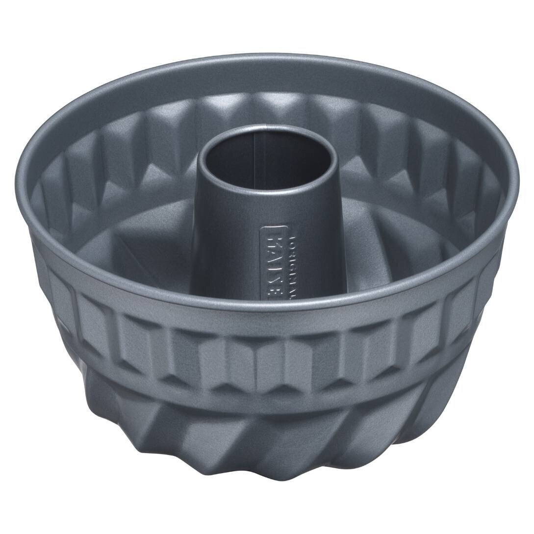 Forma na bábovku GOURMET 22 cm, šedá, oceľ, Kaiser