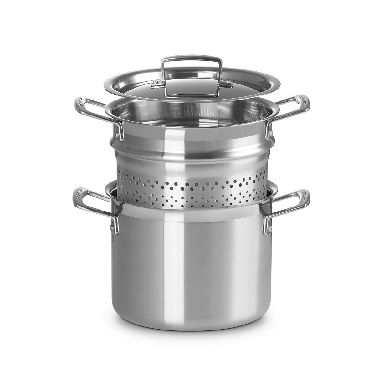 Hrniec na cestoviny CLASSIC 20 cm, 5 l, strieborná, nerezová oceľ, Le Creuset