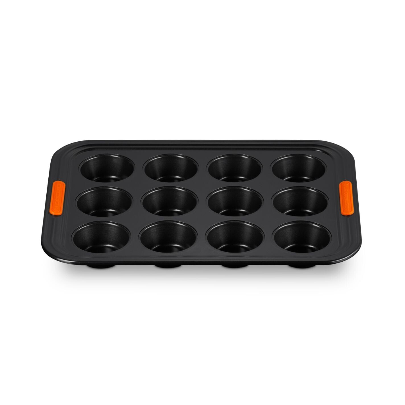 Forma na muffiny 40 x 30 cm, čierna, oceľ, Le Creuset