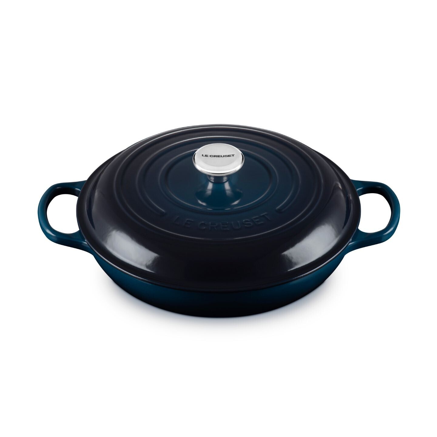 Kastról SIGNATURE 30 cm, 3,5 l, NUIT, liatina, Le Creuset