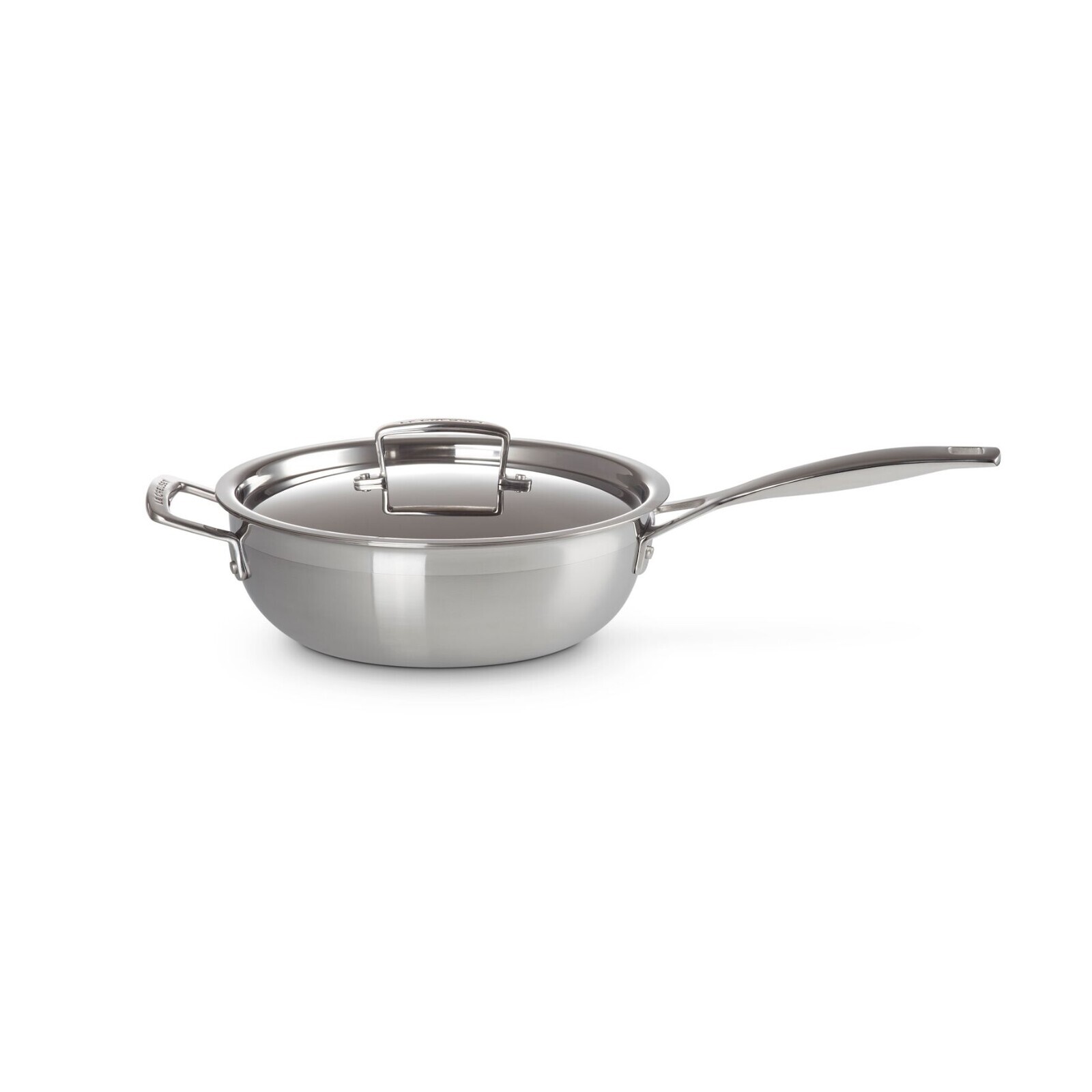 Panvica na soté CLASSIC 24 cm, 3,3 l, strieborná, nerezová oceľ, Le Creuset