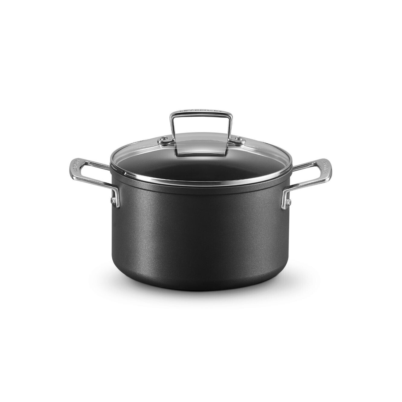 Kastról TOUGHENED 20 cm, 3,8 l, čierna, hliník, Le Creuset