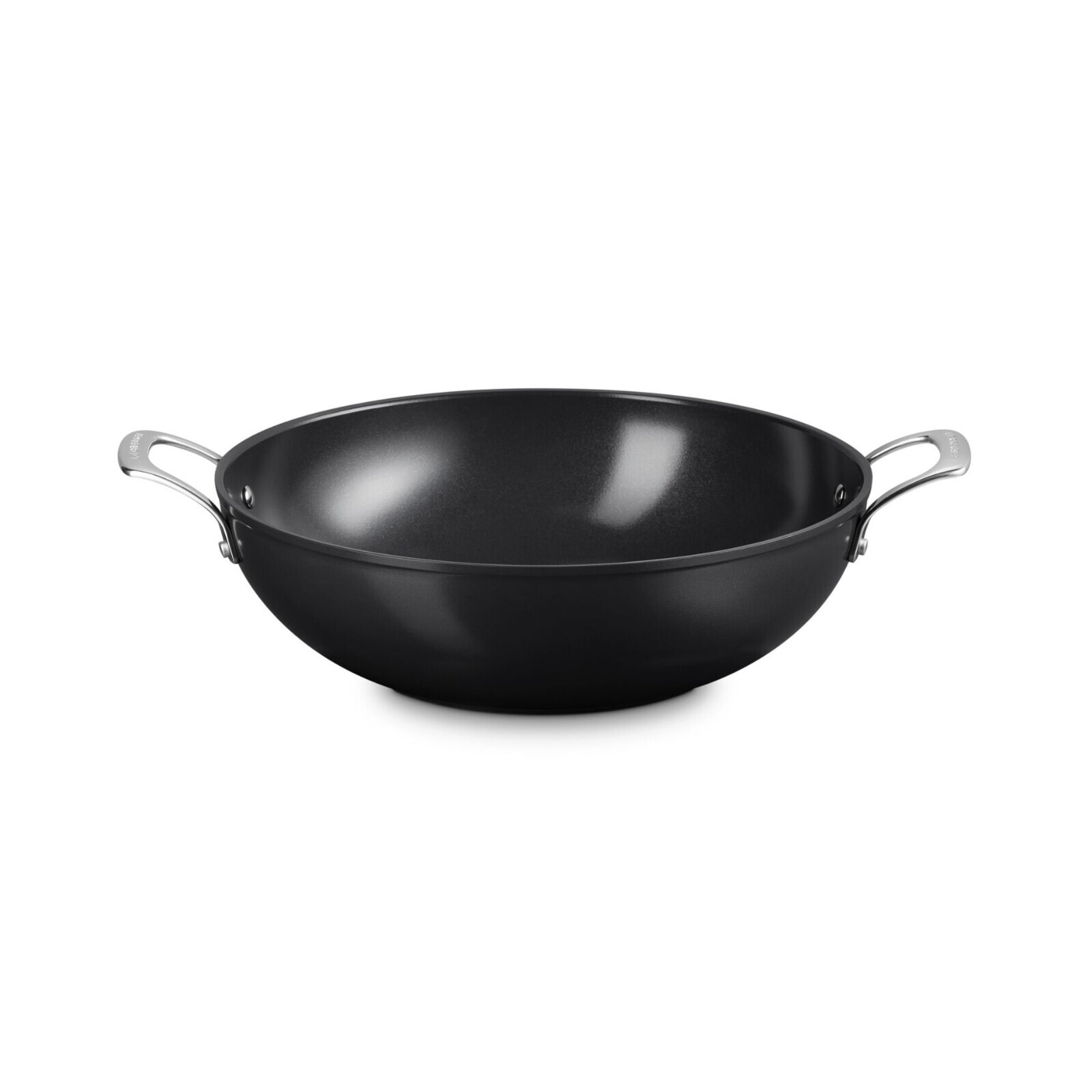 Wok ESSENTIAL 32 cm, 6 l, čierna, hliník, Le Creuset